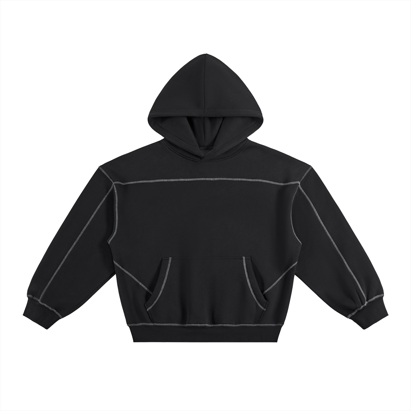 Streamline Stitched Fleece Hoodie